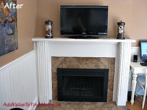 How To Paint a Fireplace Screen