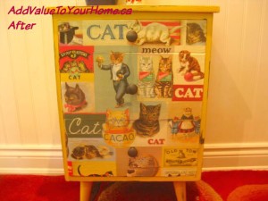 The Cat’s Meow – Transforming an end table